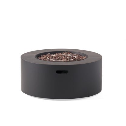 Round Gas Fire Pit