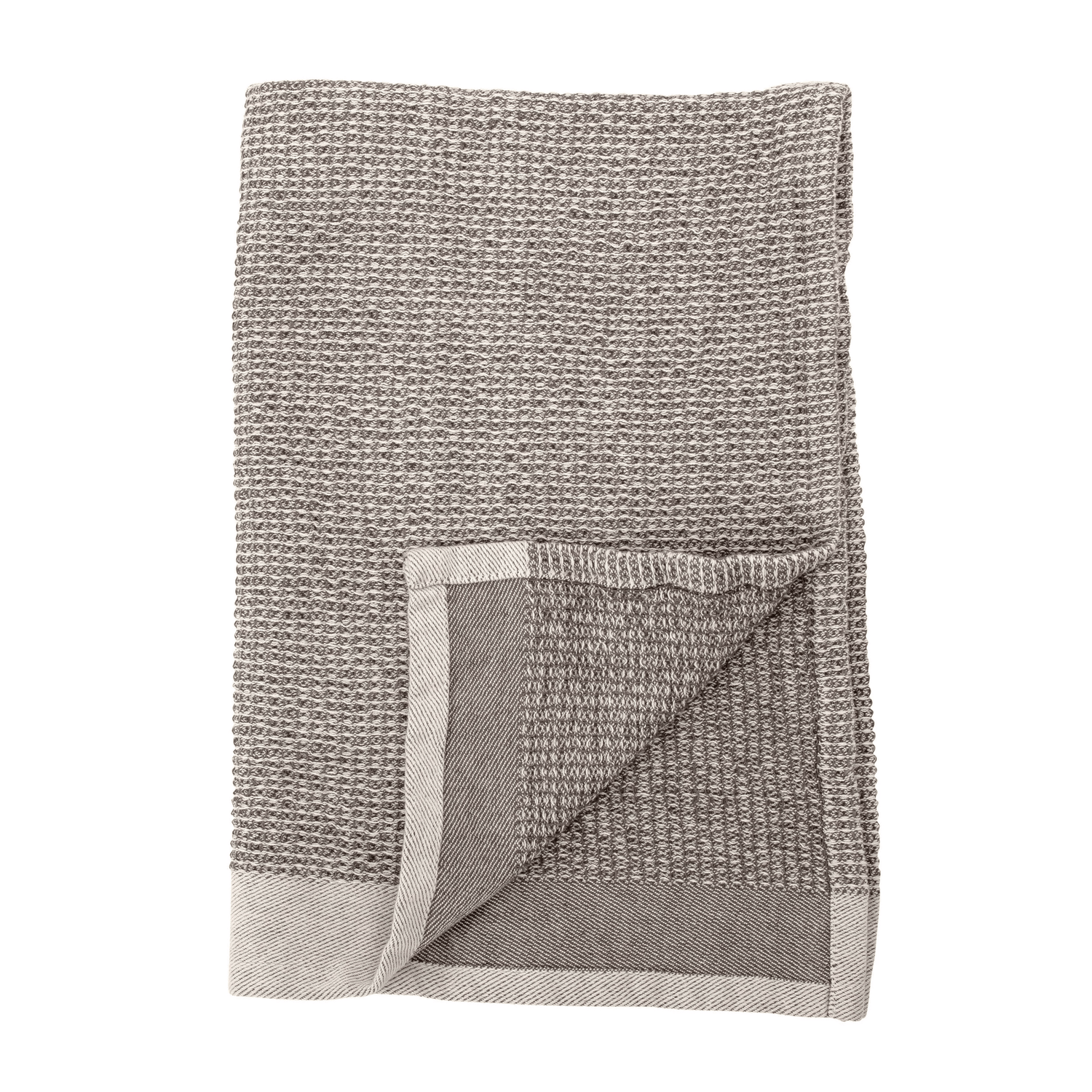 Grey Waffle Weave Kitchen Towels - Set of 2