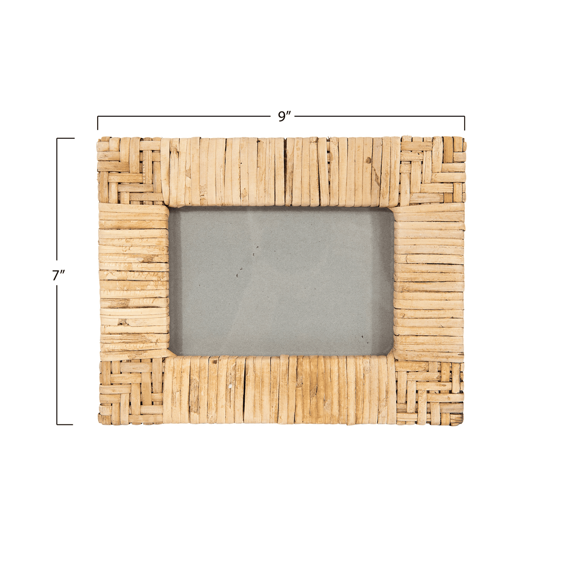 Handwoven Rattan 4x6 Picture Frame