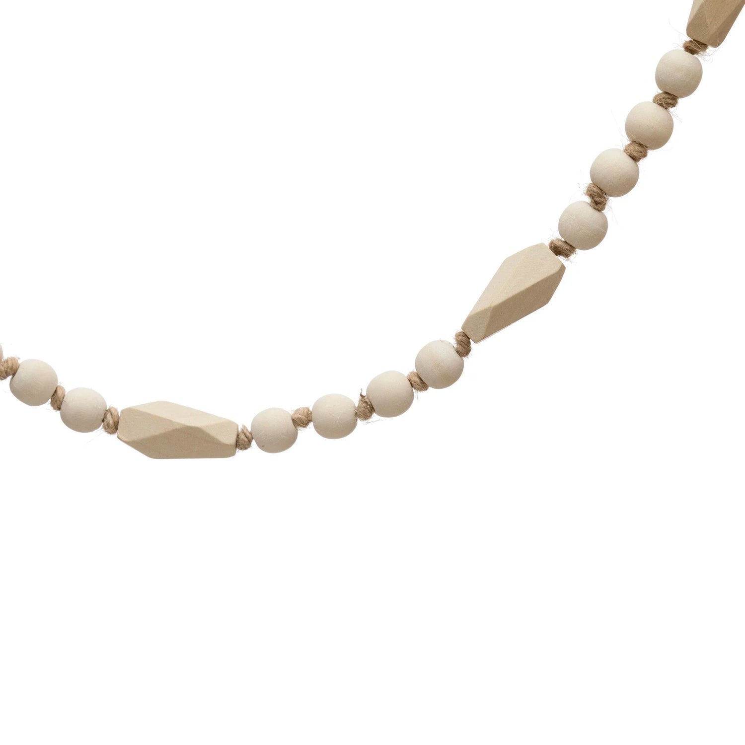 72" Paulowina Wood Bead Garland