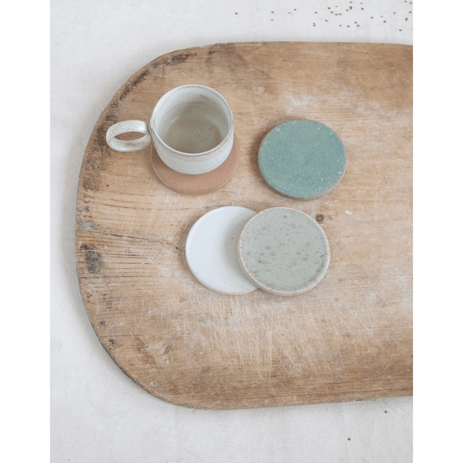Stoneware Mug with Reactive Glaze -  8 oz