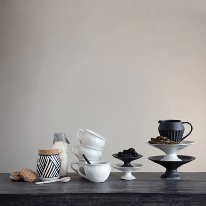 White Glazed Stoneware Mug