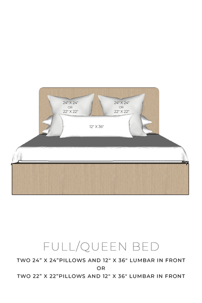 Jolie Textured Slub Stripe Pillow - 3 Sizes