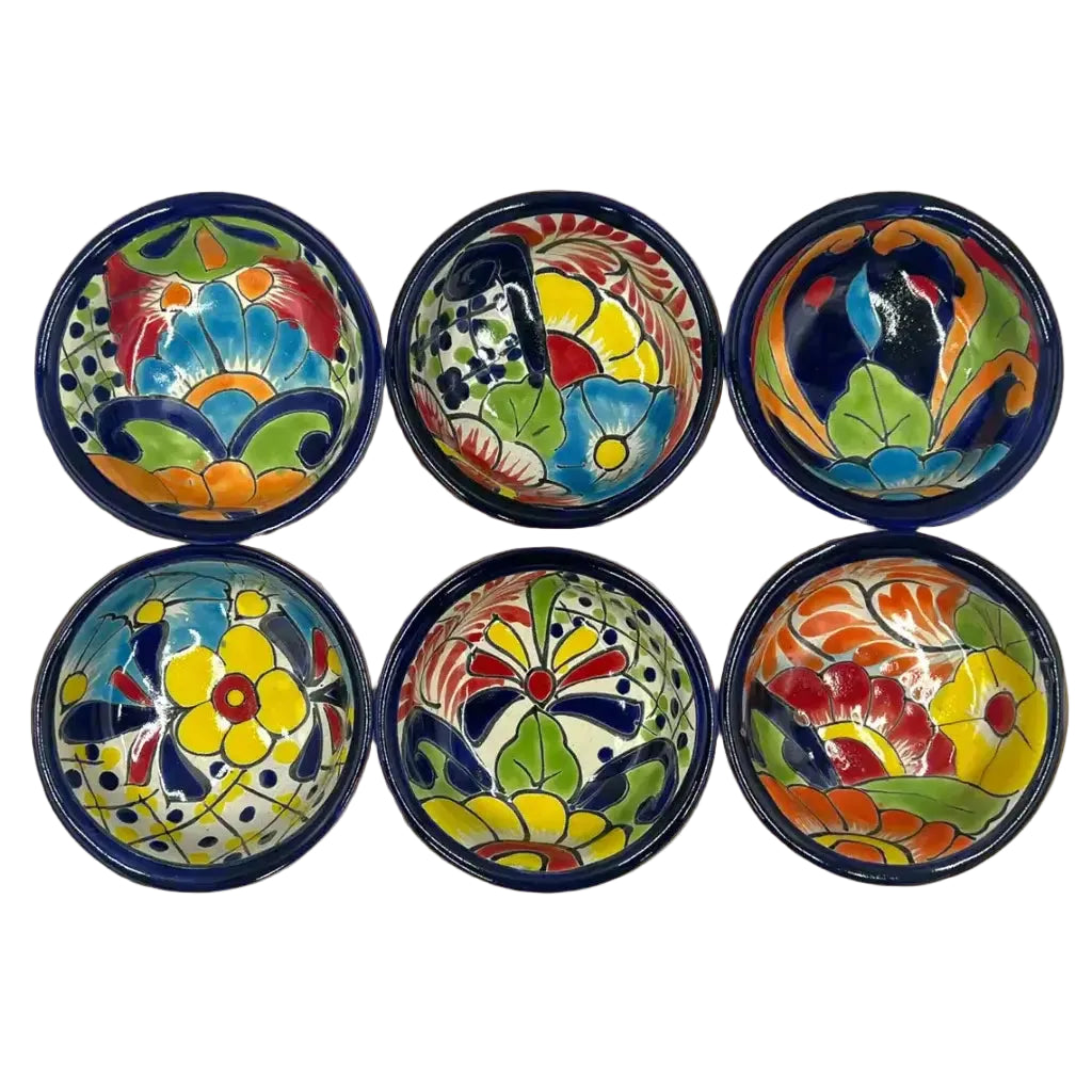 Talavera Salsa Bowl | Hand-Painted Mexican Ceramic Sauce Dish