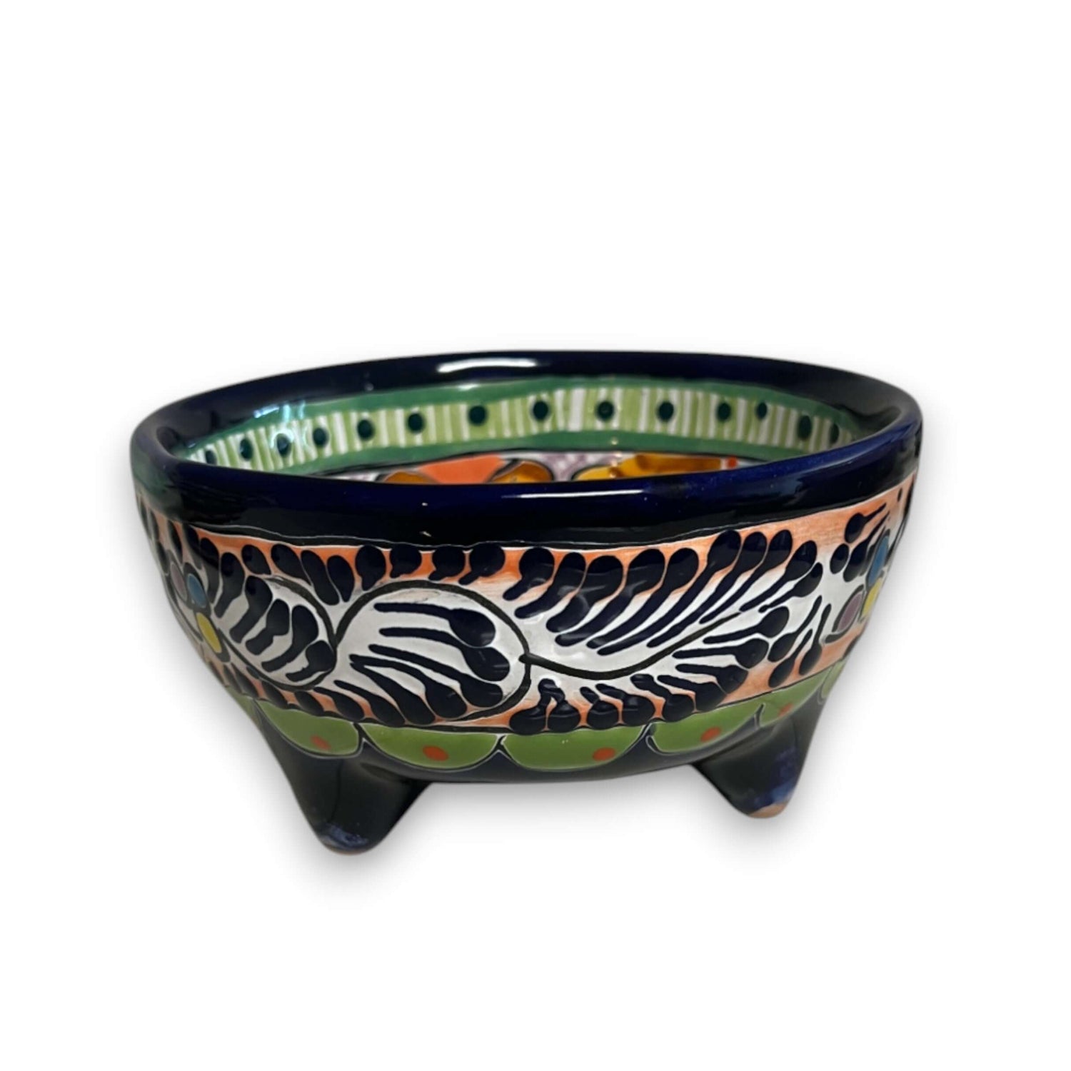 Talavera Salsa Bowl | Handmade Mexican Ceramic Sauce Dish