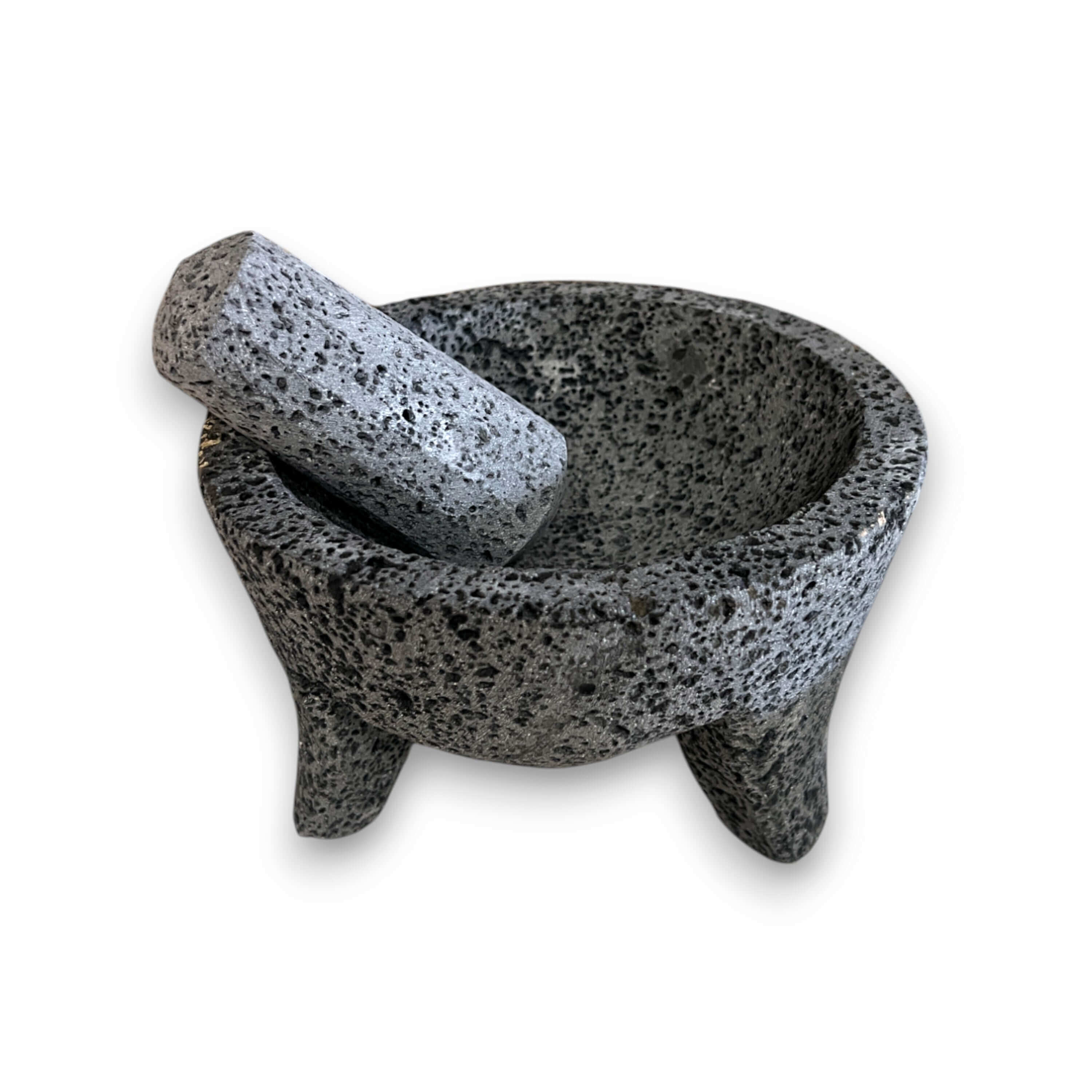 Volcanic Stone Molcajete | Handmade Mexican Mortar &amp; Pestle