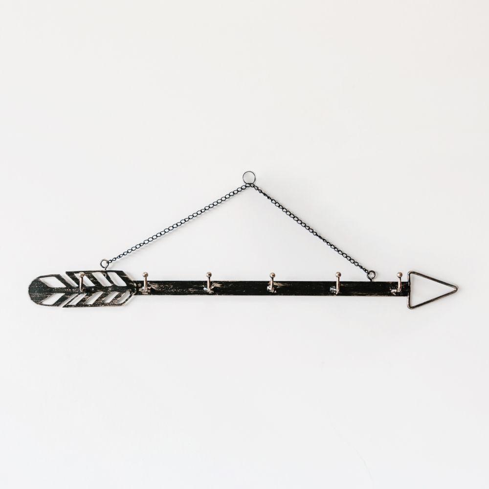 Hanging This Way Decorative Metal Arrow Wall Hooks
