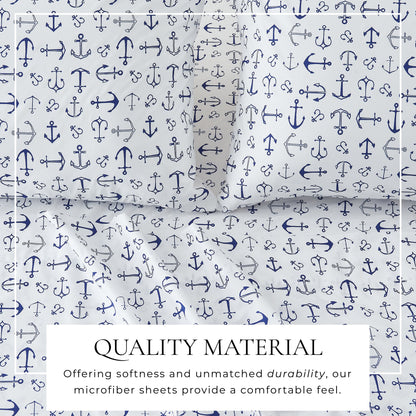 Coastal Printed Sheet Set - Newport Collection
