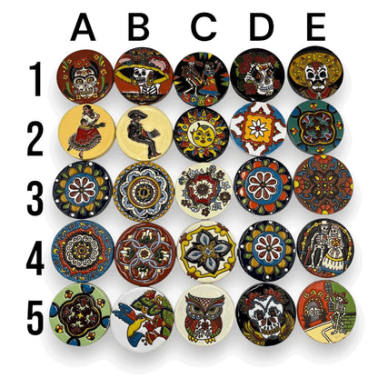 Custom Hand-Painted Talavera Coaster | Choose Your Design