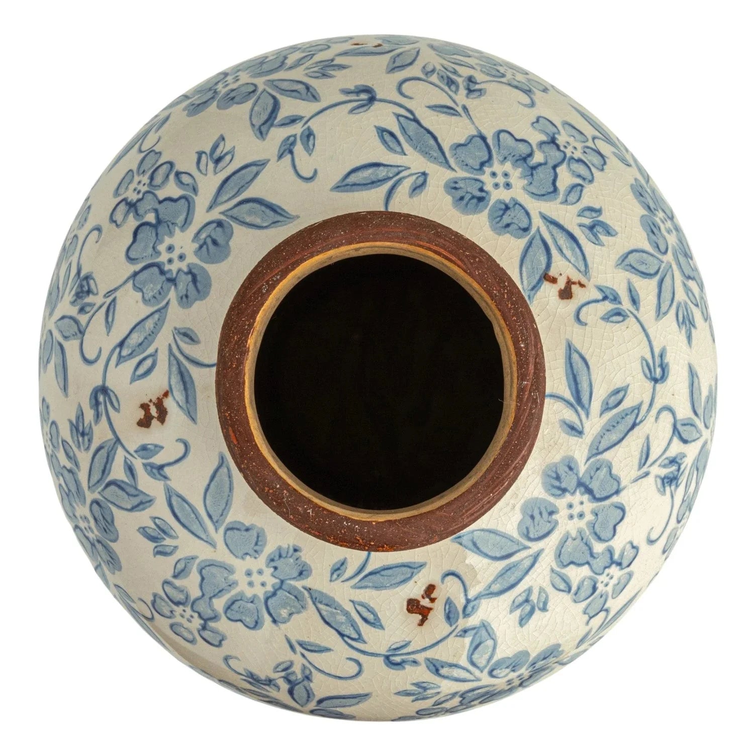 Lainey Terracotta Floral Vase