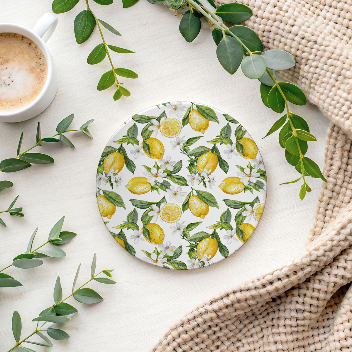 Coasters - Mediterranean Lemon, PRE-ORDER