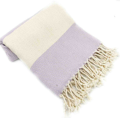 Herringbone Turkish Bath/ Beach Towels - Multiple Colors