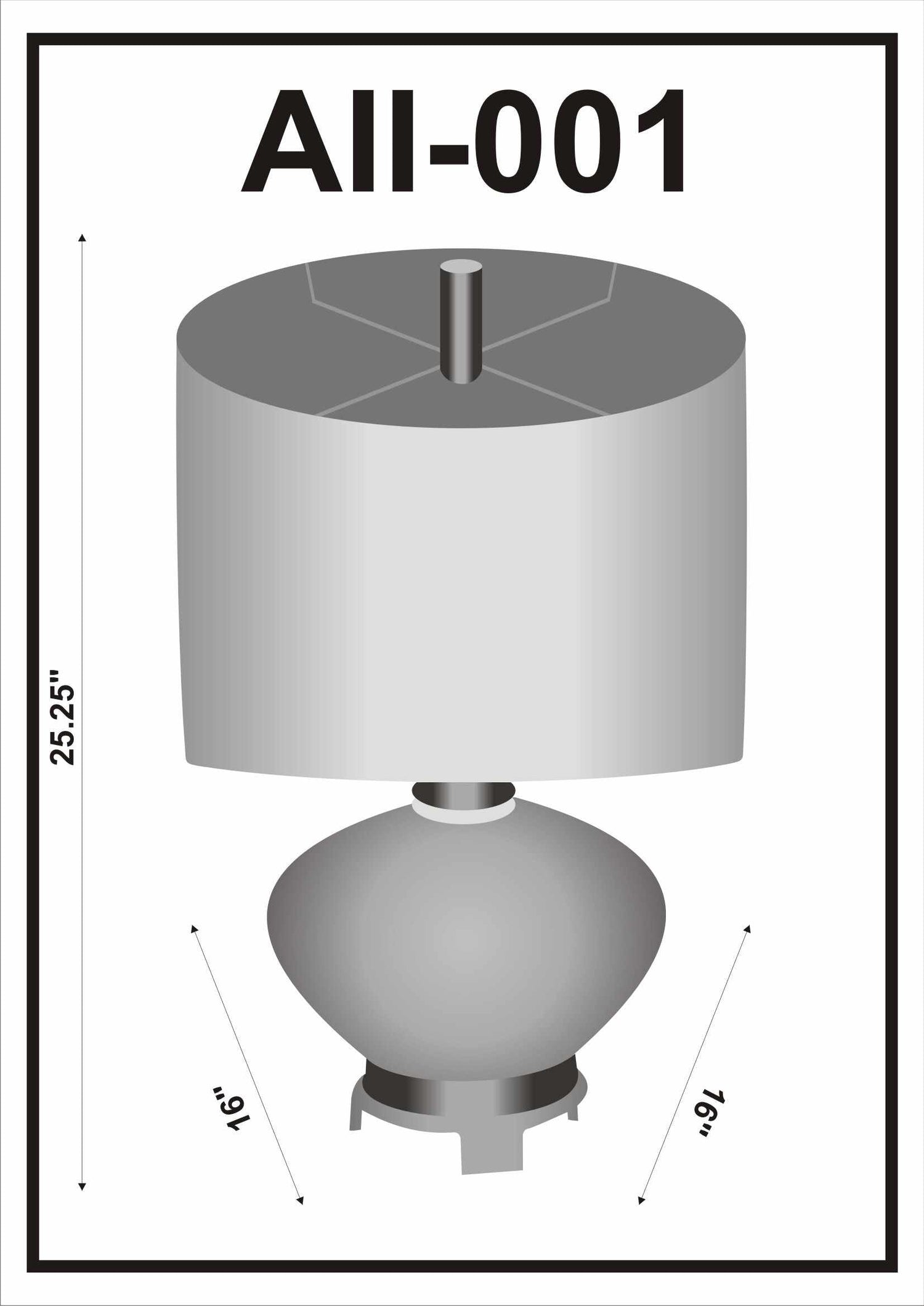 Lintangan Table Lamp - Clearance
