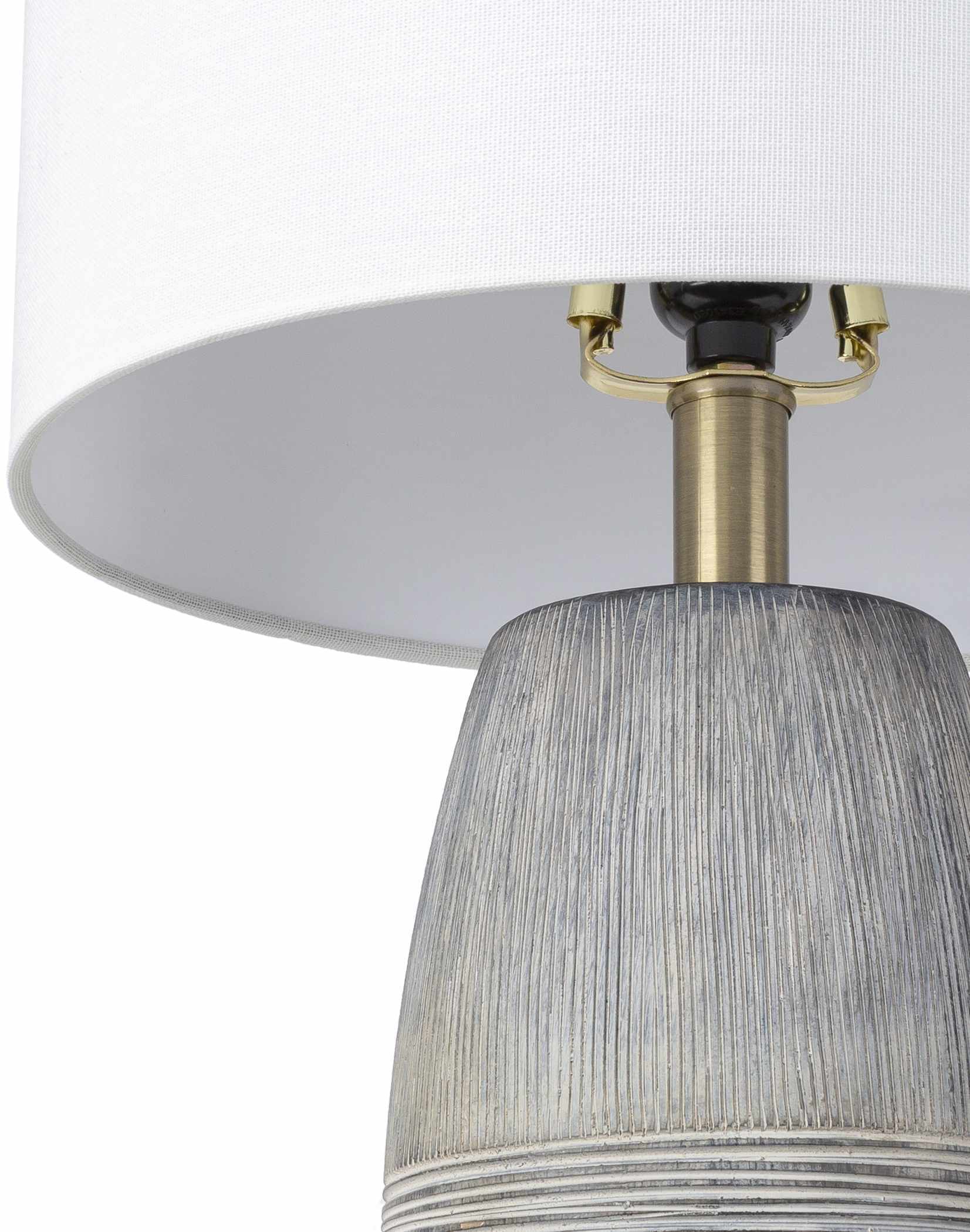 Mabayo Ribbed Ceramic Table Lamp