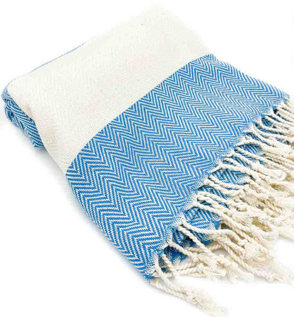 Herringbone Turkish Bath/ Beach Towels - Multiple Colors