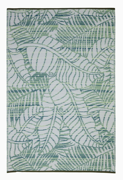 Manila - Green Outdoor Rug for Patio FINAL SALE