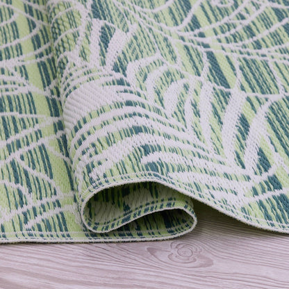 Manila - Green Outdoor Rug for Patio FINAL SALE