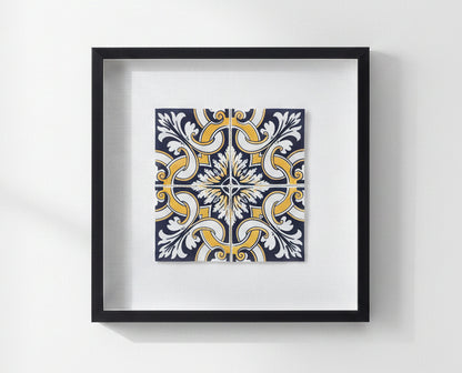 Mazgirt Majestic Black Frame Wall Art Piece