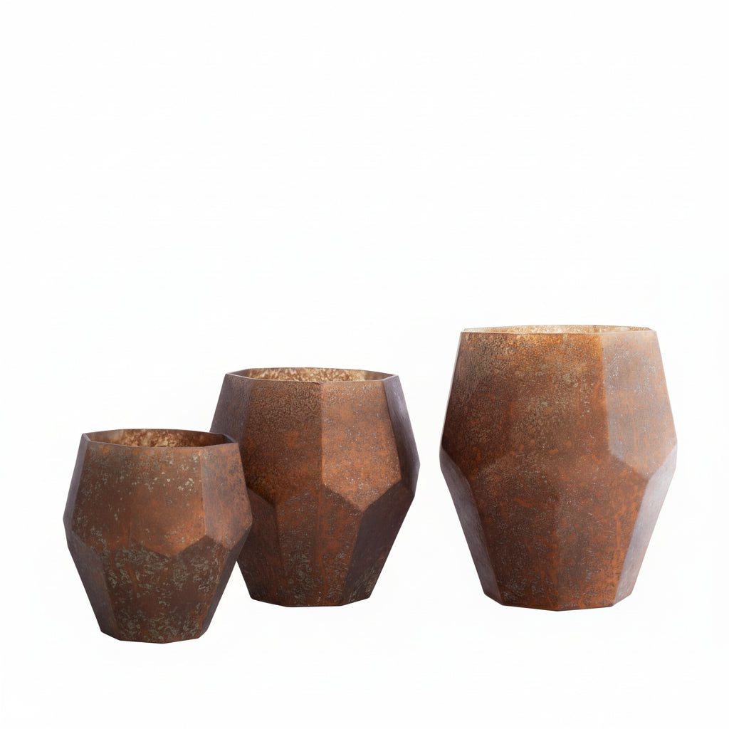 Mulauin Glass Pots - Set of 3