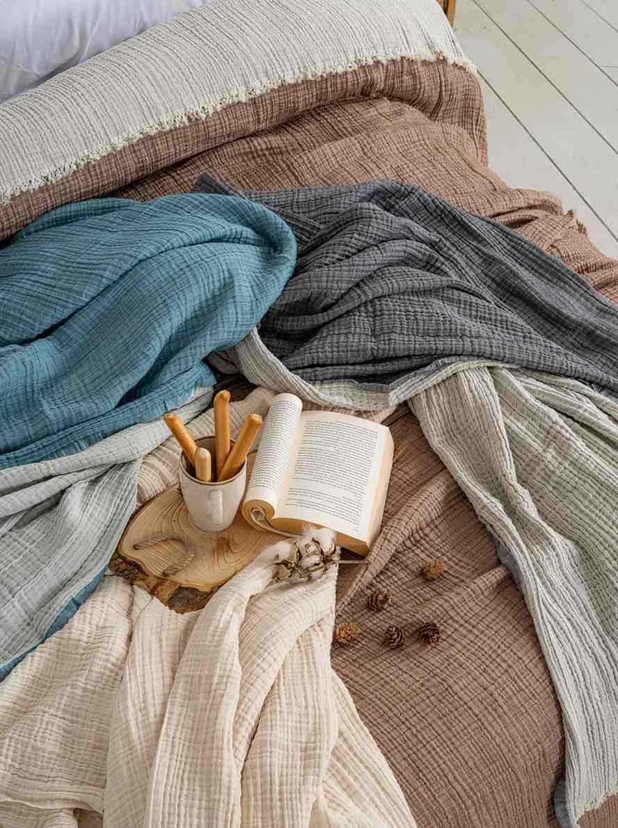 4 Layer Premium Muslin Blanket - 100% Cotton