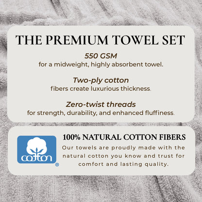 Luxury Cotton Towels - Karina Collection