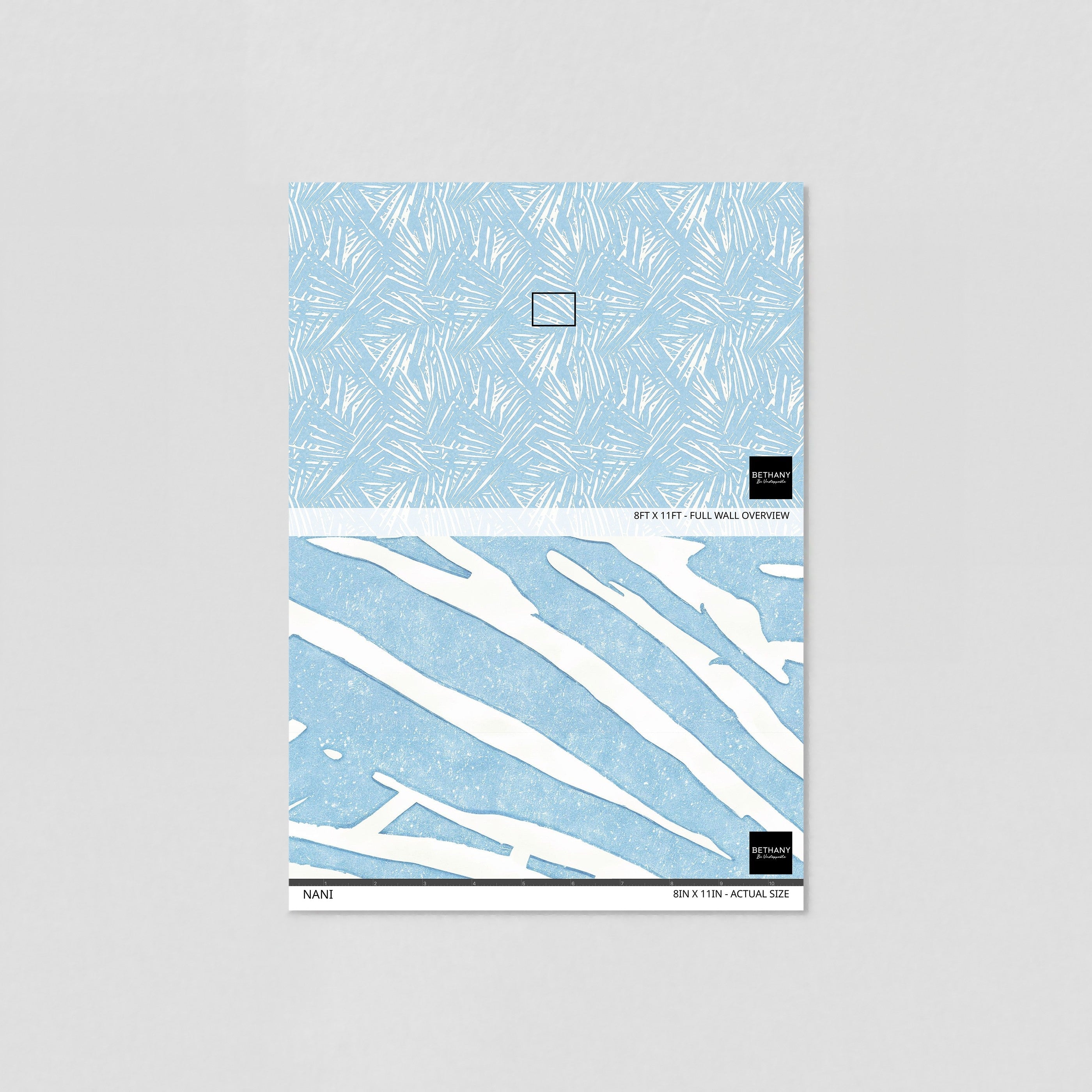 Nani Wallpaper - 10 FT H X 11 FT W LUXE - LAST ONE (final sale)