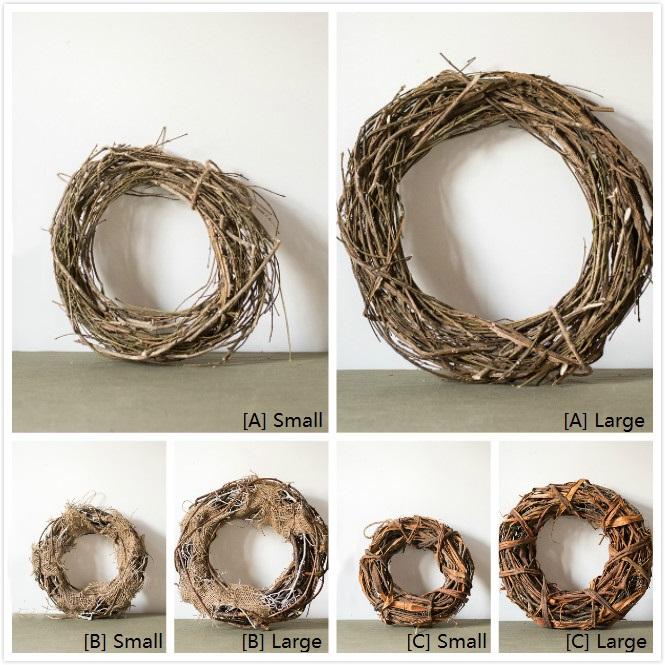 Natural Handmade Willow Wreaths