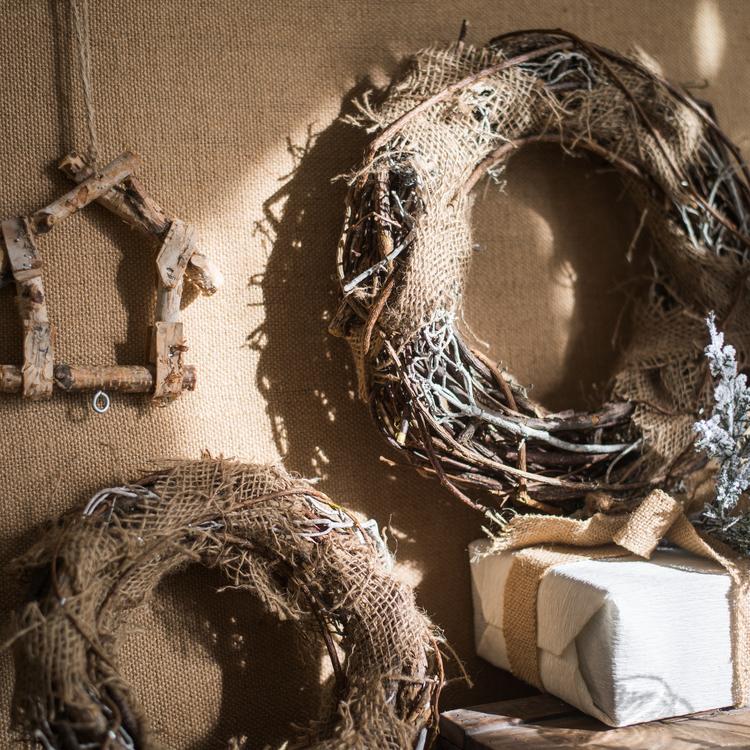 Natural Handmade Willow Wreaths