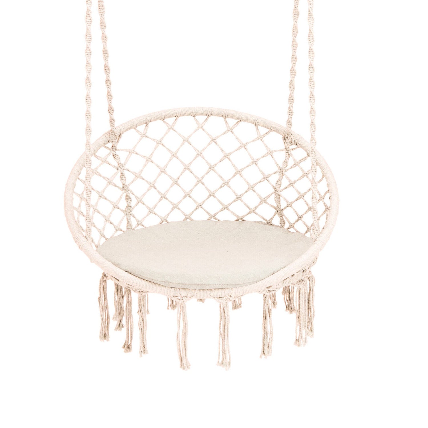 Cushioned Hammock Chair with Hanging Kit