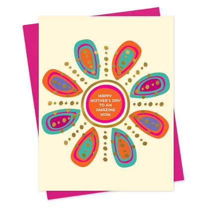 Amazing Mom Foil-Stamped Mother&