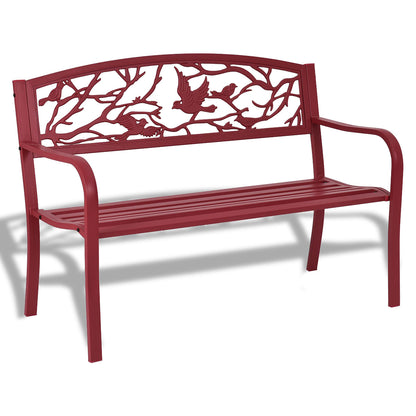 Garden Bench in Red