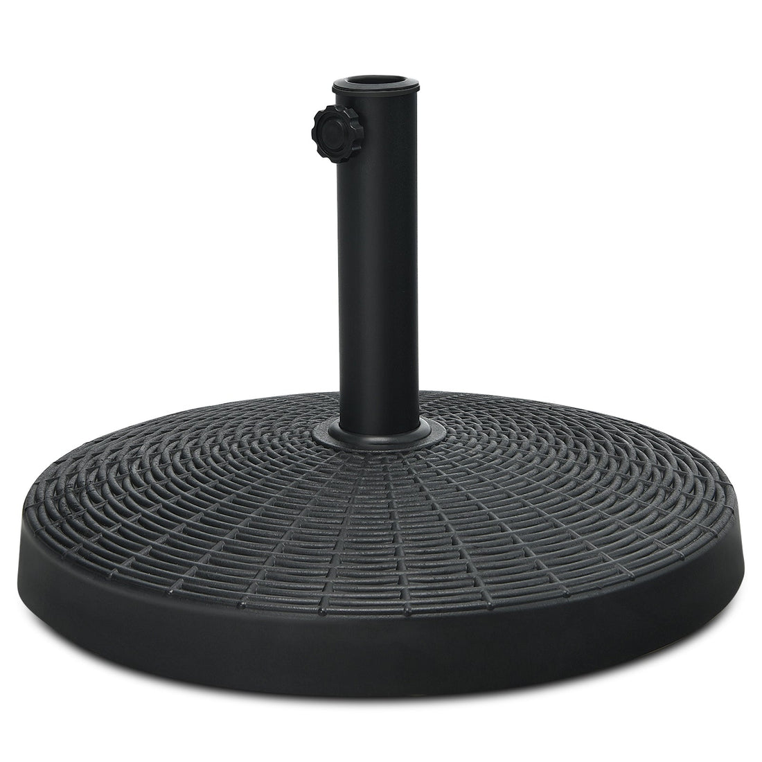 49 LBS Resin Umbrella Base - Black