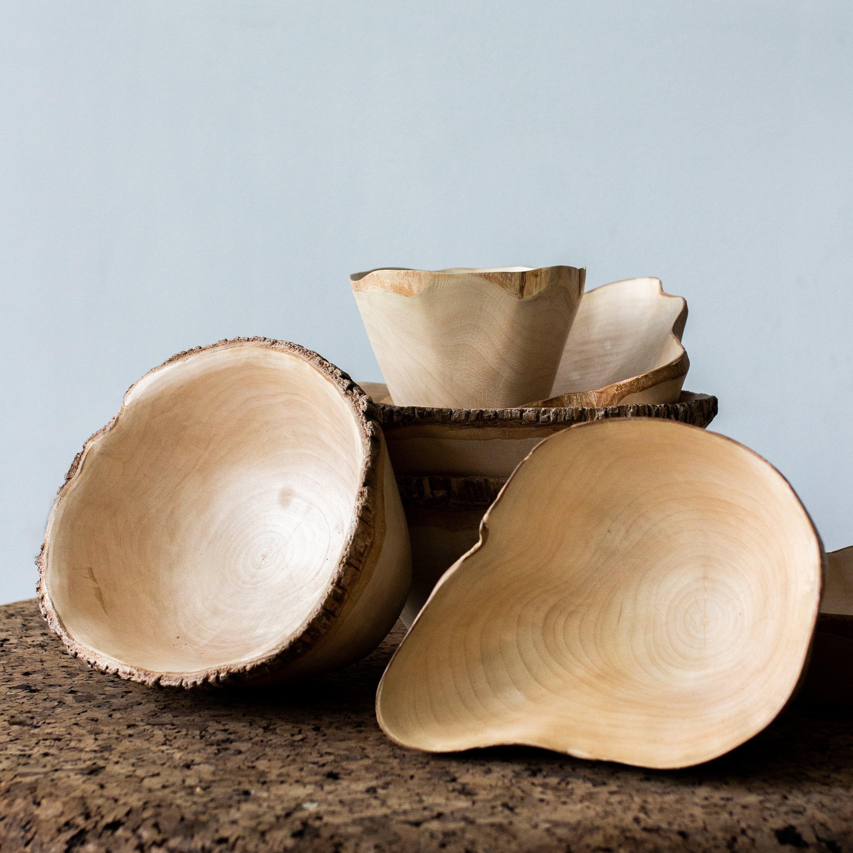Jacaranda Handcarved Decorative Wooden Bowl