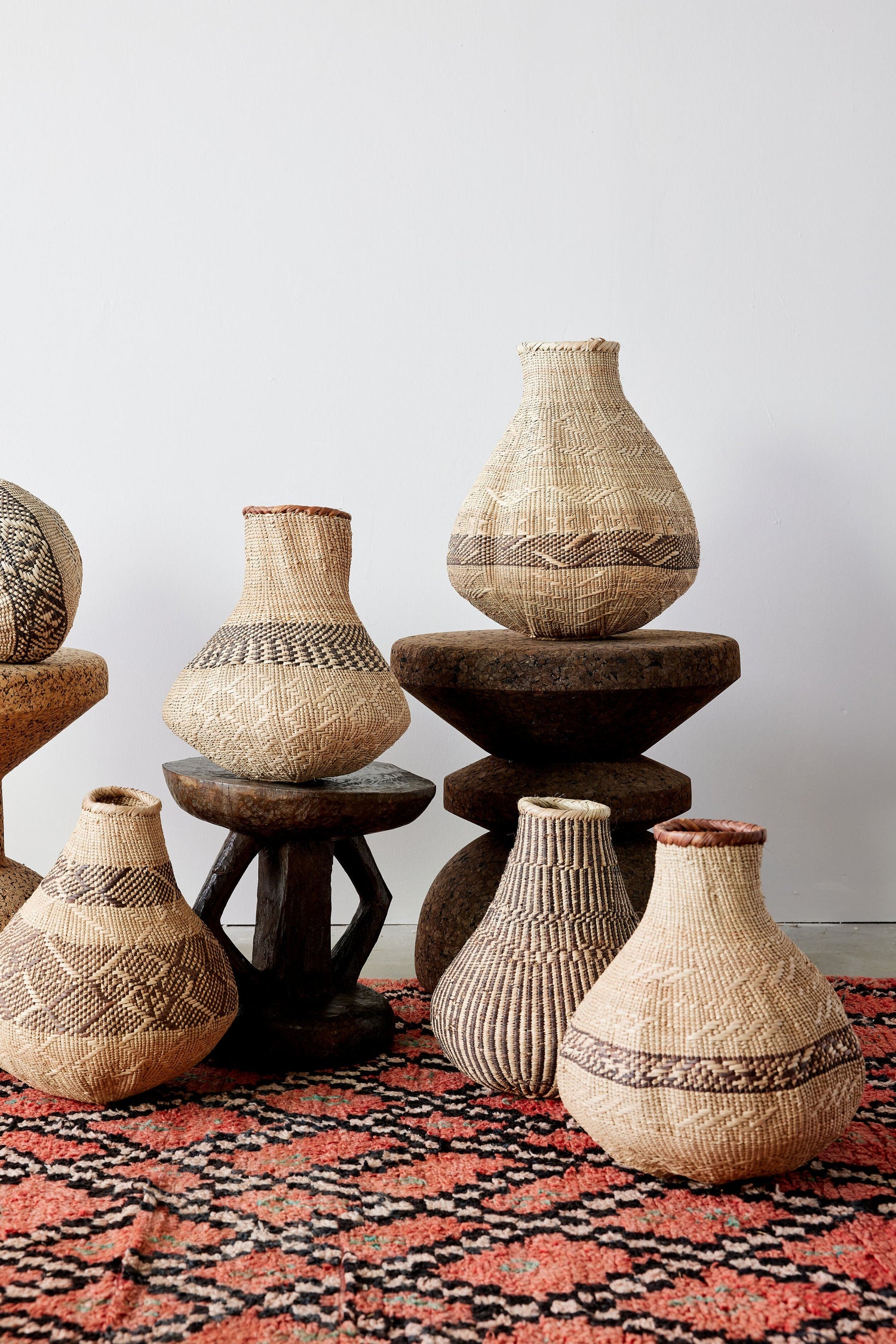 Patterned Binga Nongo Gourd Woven Basket