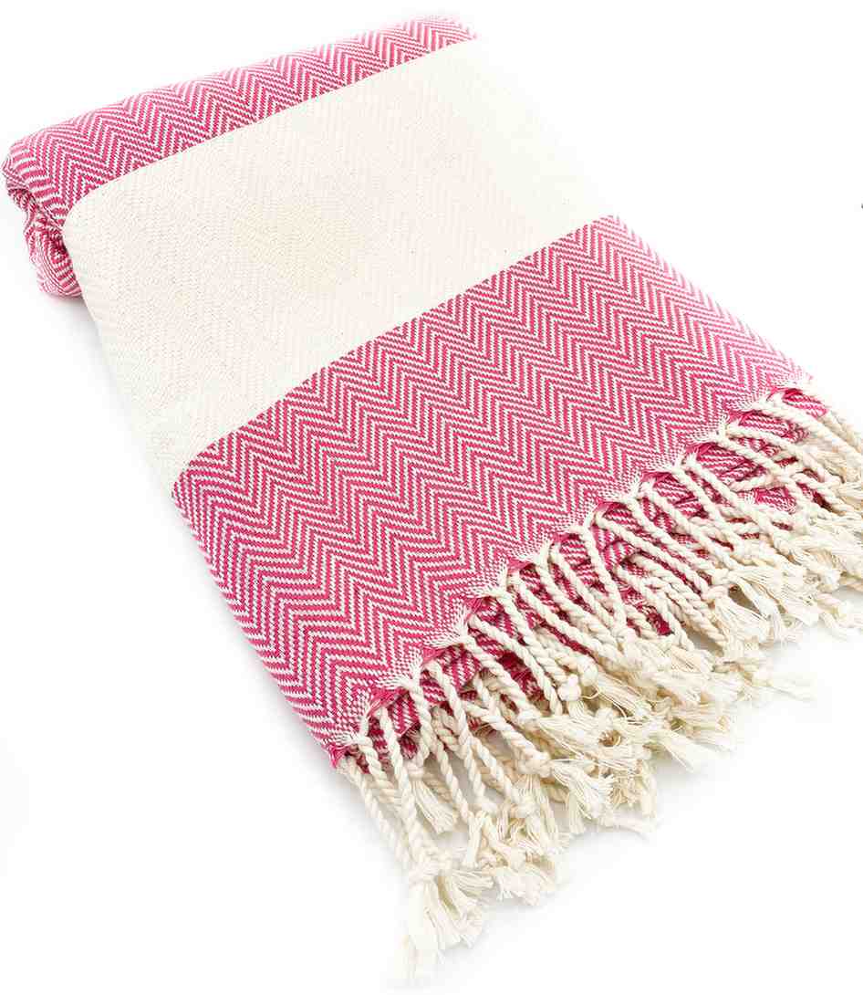 Herringbone Turkish Bath/ Beach Towels - Multiple Colors