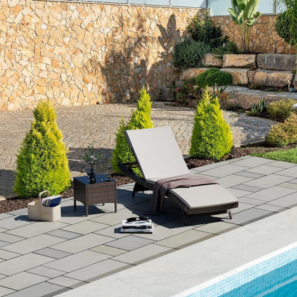 Rattan Chaise Lounge Set - 1 pc, 2 pc, 3 pc, 6 pc