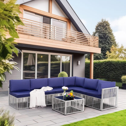 Wicker Outdoor Sectional Sofa - 3 Colors