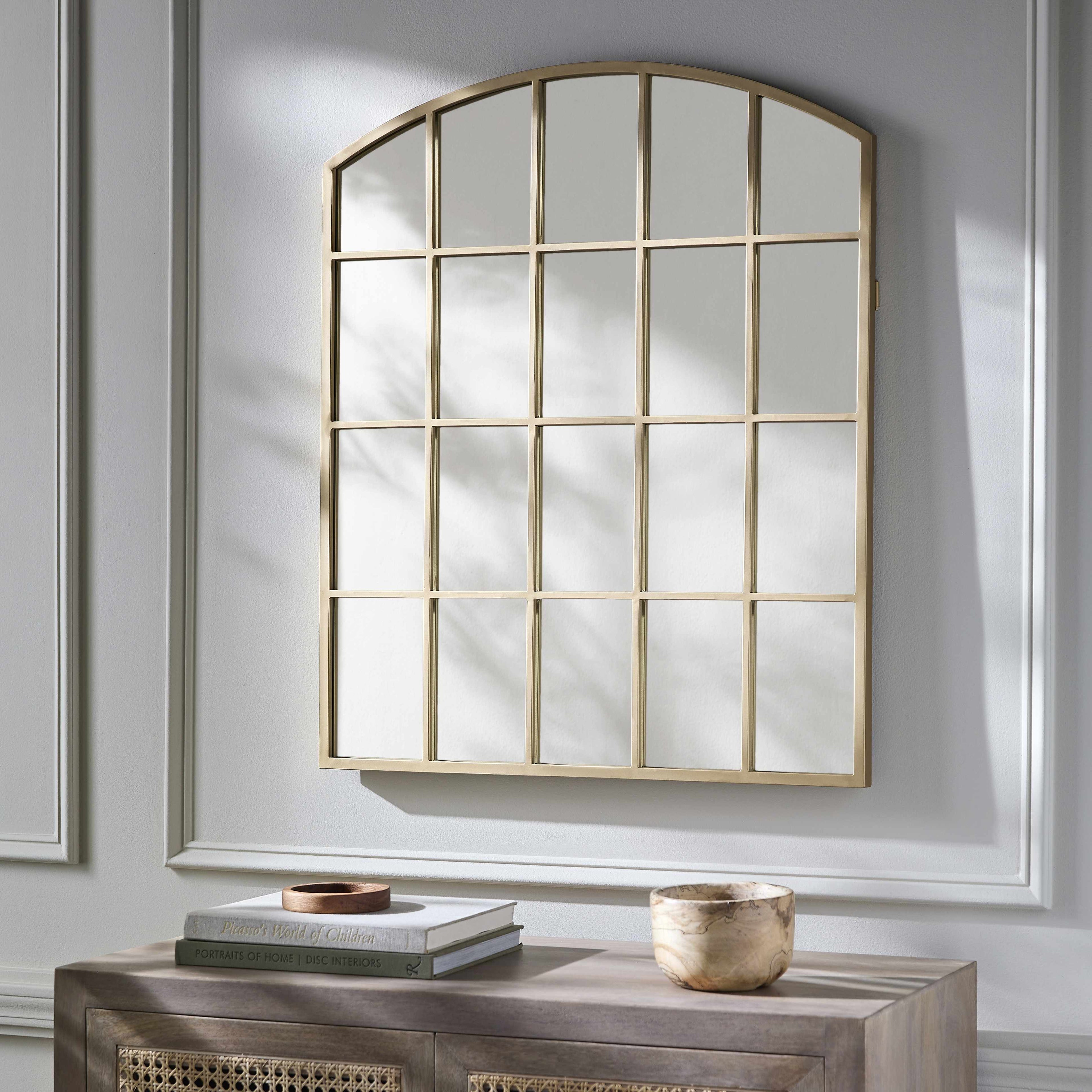 Pisignano Gold Caged Mirror