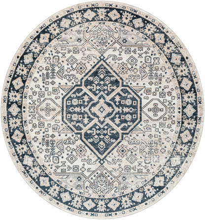 Cabacungan Cream &amp; Gray Washable Area Rug