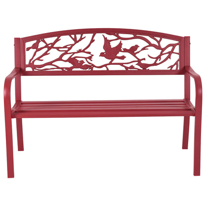 Garden Bench in Red