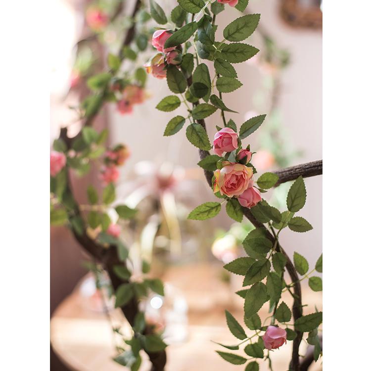 Artificial Silk Rose Vines - 57"