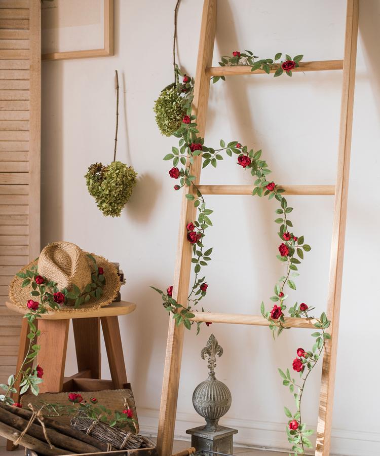 Artificial Silk Rose Vines - 57"