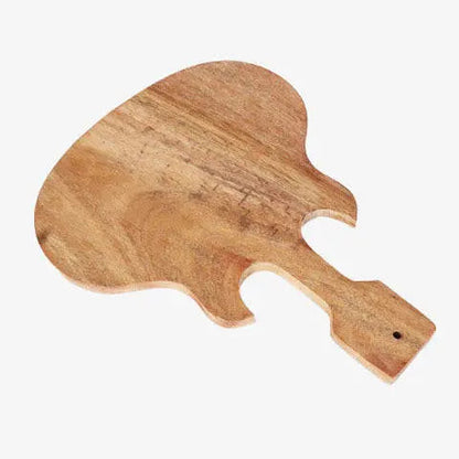 Strings Mango Wood Guitar Charcuterie Board
