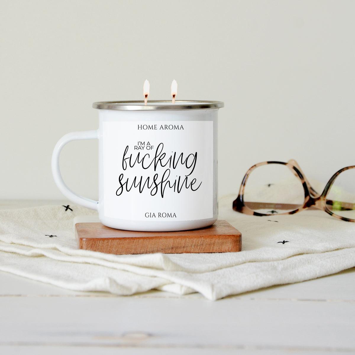 Personalized 16oz Candle Mug