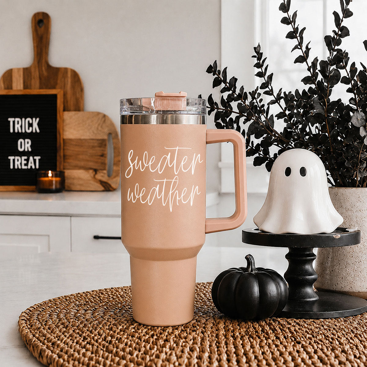 Sweater Weather 40oz Insulated Tumbler