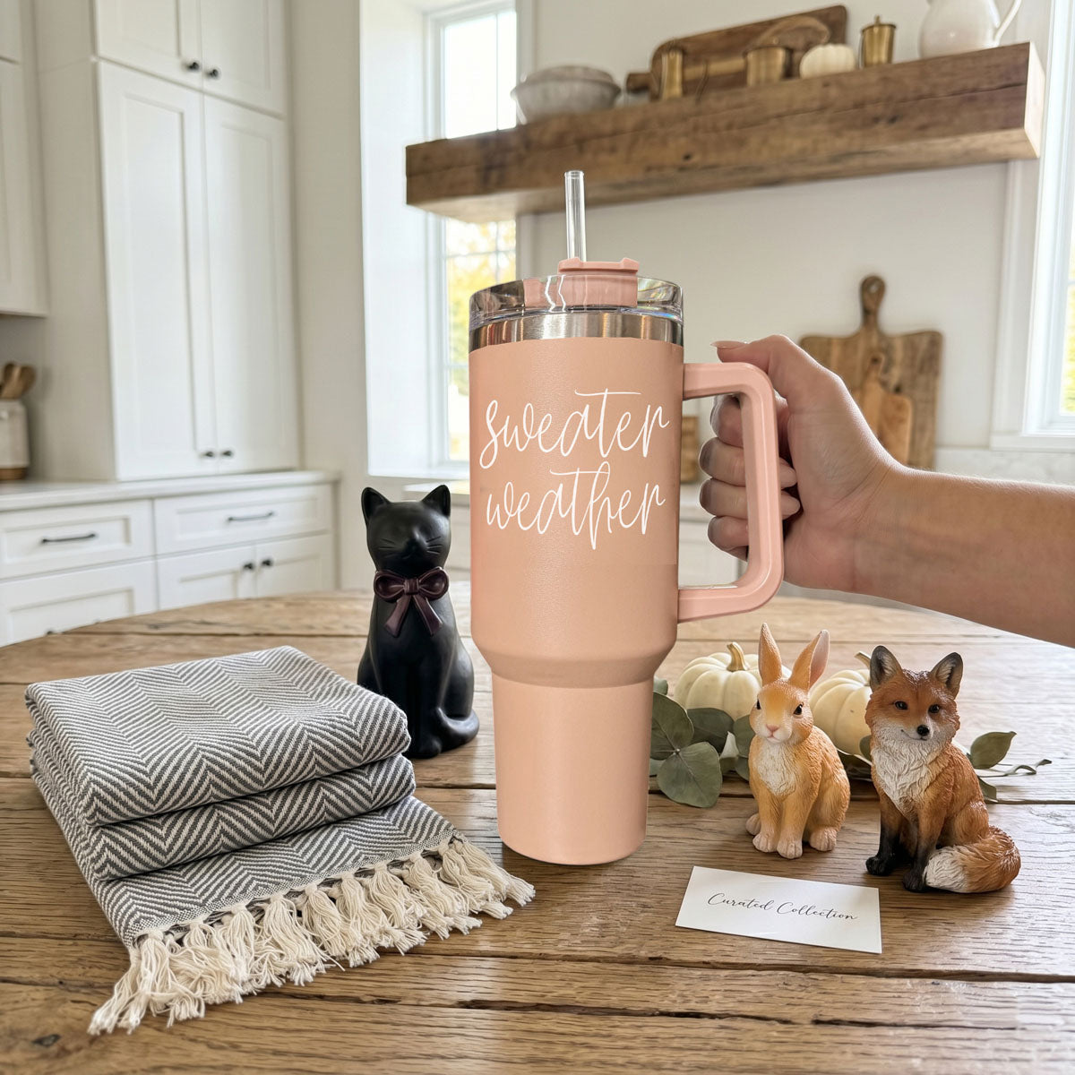 Sweater Weather 40oz Insulated Tumbler
