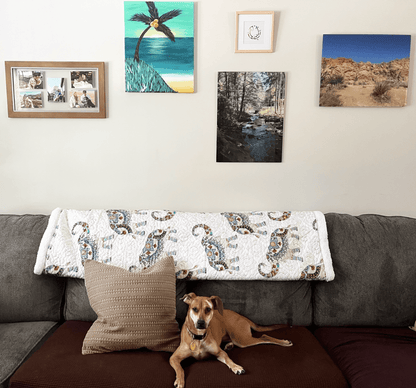 Hati Elephants Sherpa Throw - 3 Colors