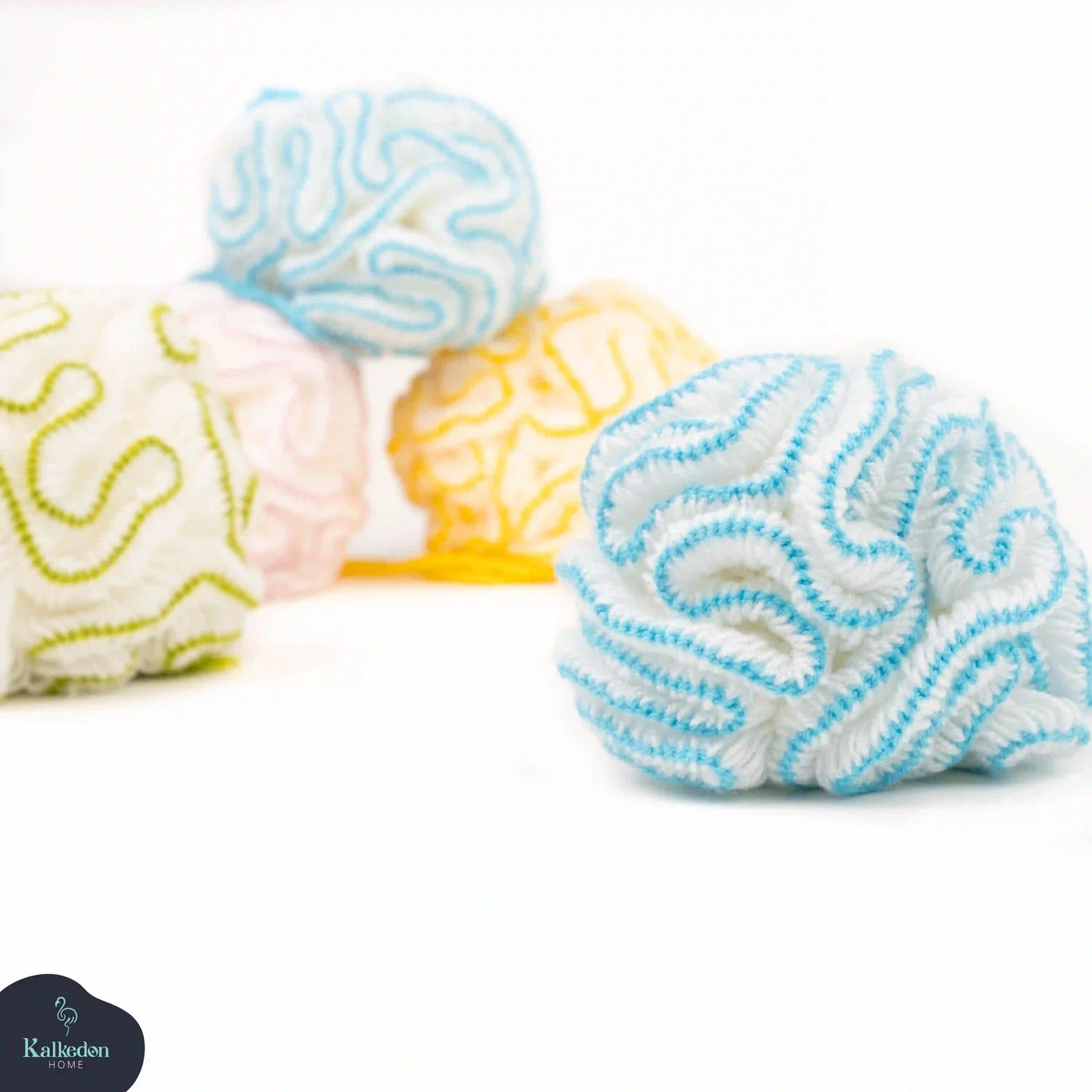 Organic Cotton Shower Pouf