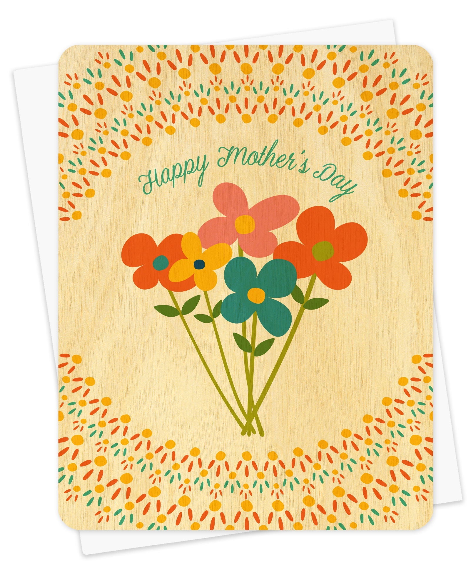 Mom Wildflowers Wood Mother&