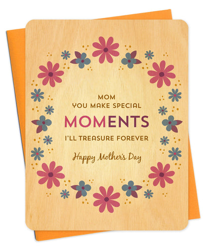 Mom Moments Wood Mother&